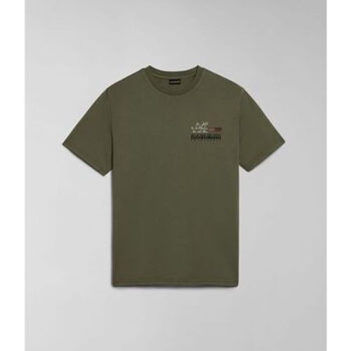 T-Shirts & Poloshirts S-COLVILLE NP0A4HS5-GAE GREEN LICHEN - Napapijri - Modalova