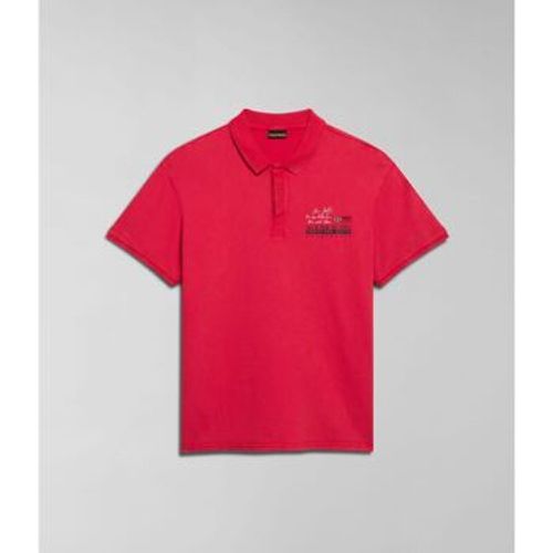 T-Shirts & Poloshirts E-COLVILLE NP0A4HPX-R25 RED BARBERRY - Napapijri - Modalova