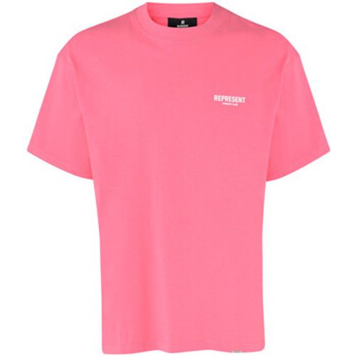 T-Shirts & Poloshirts T-Shirt Owners Club aus rosa Baumwolle - Represent - Modalova