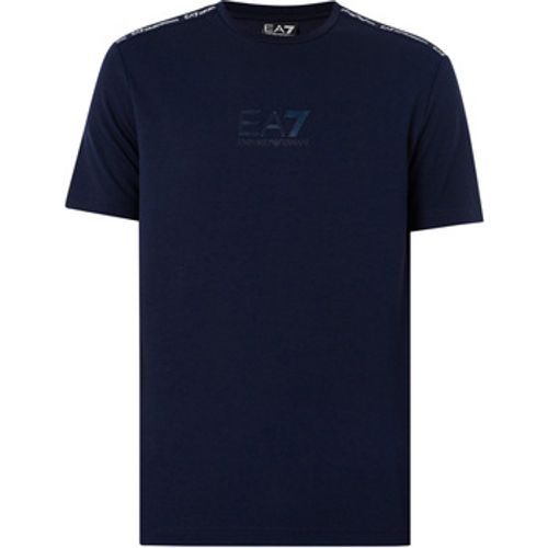T-Shirt T-Shirt mit erhabenem Logo - Emporio Armani EA7 - Modalova