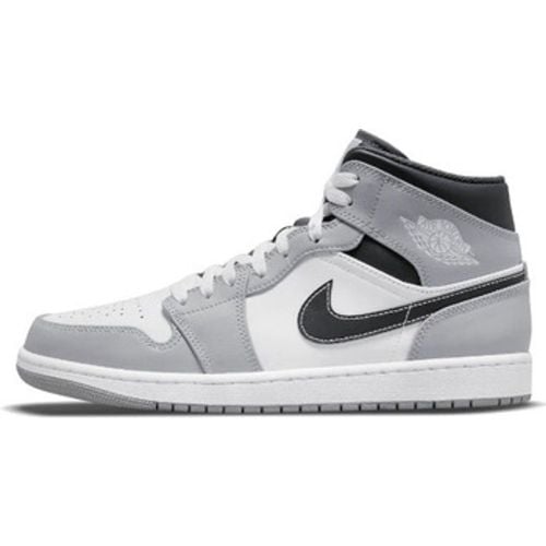 Sneaker Air Jordan 1 Mid Light Smoke Grey Anthracite (GS) - Nike - Modalova