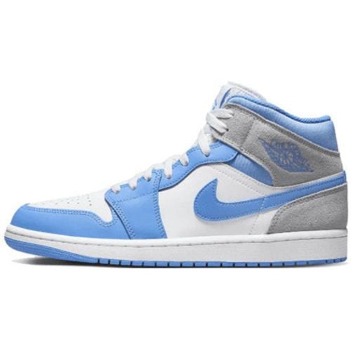 Sneaker Air Jordan 1 Mid University Blue Grey - Nike - Modalova