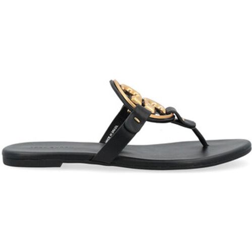 Sandalen Schwarze Miller-Sandale mit Metallic-Effekt - TORY BURCH - Modalova