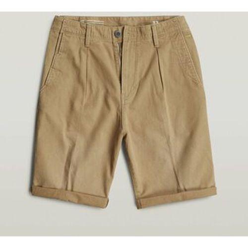 Shorts D24544 C962 PLEATED CHINO-B444 SAFARI - G-Star Raw - Modalova