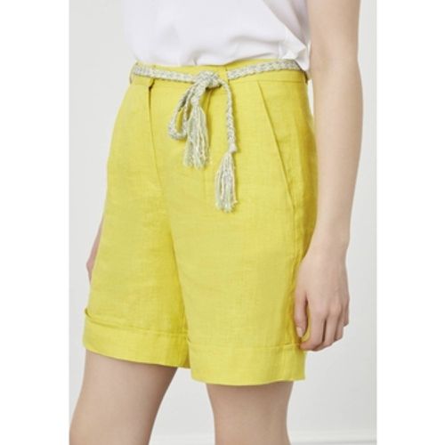 Shorts Yellow Belted Turn up Shorts - Just Like You - Modalova