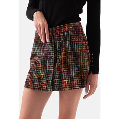 Röcke Black Tweed Pocket Detailed Mini Skirt - Just Like You - Modalova