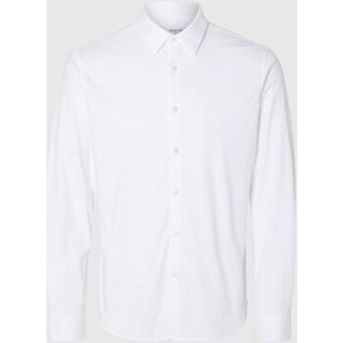 Hemdbluse 16094593 JERSEY SHIRT-BRIGHT WHITE - Selected - Modalova