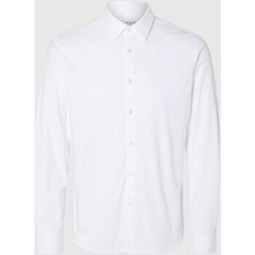 Hemdbluse 16094593 JERSEY SHIRT-BRIGHT WHITE - Selected - Modalova