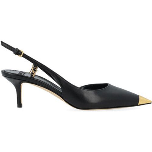 Pumps Slingback aus schwarzem Nappaleder mit - Elisabetta Franchi - Modalova