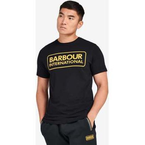 T-Shirts & Poloshirts Unverzichtbares T-Shirt mit großem Logo – Schwarzzinn - Barbour - Modalova