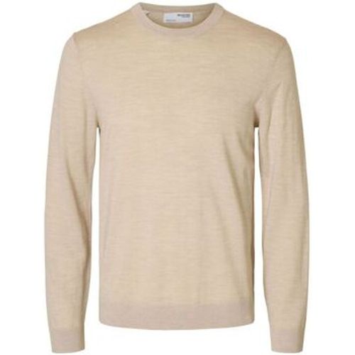 Pullover 16094647 TRAY MERINO CREW-OATMEAL - Selected - Modalova