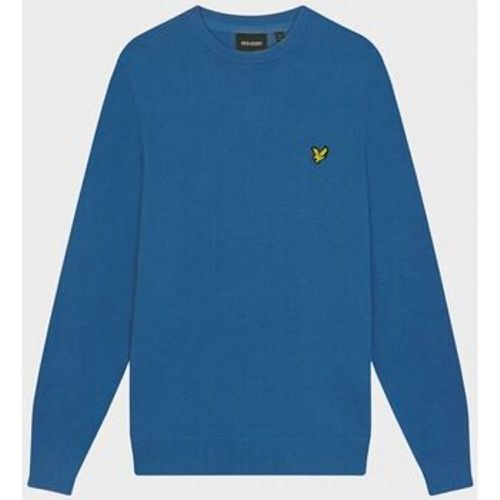 Pullover KN400VC CREW NECK COTTON MERINO-X19. DOLOMITE BLUE - Lyle & Scott - Modalova