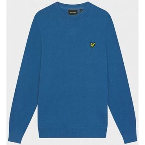 Pullover KN400VC CREW NECK COTTON MERINO-X19. DOLOMITE BLUE - Lyle & Scott - Modalova