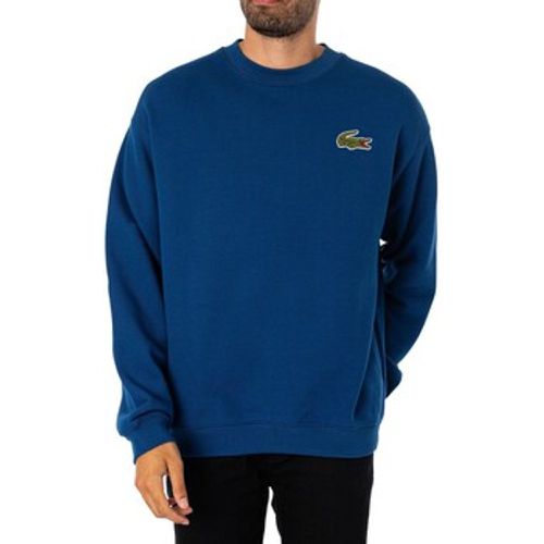 Sweatshirt Lockeres Strukturiertes Logo-Sweatshirt - Lacoste - Modalova