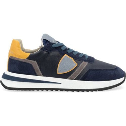 Sneaker Sneaker Tropez 2.1 in blauem und gelbem - Philippe Model - Modalova