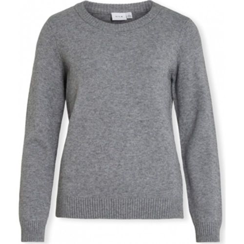 Pullover Noos Ril O-Neck L/S - Medium Grey - Vila - Modalova