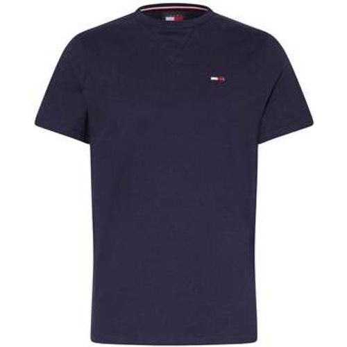 T-Shirts & Poloshirts Slim Rib T-Shirt Dark Night Navy - Tommy Jeans - Modalova