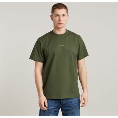 T-Shirts & Poloshirts D25677-C336 CENTER CHEST-B230 SHADOW OLIVE - G-Star Raw - Modalova