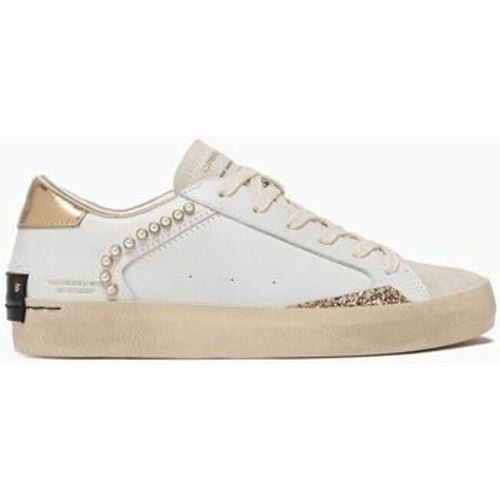 Sneaker DISTRESSED 21002AA7-10 WHITE - Crime London - Modalova