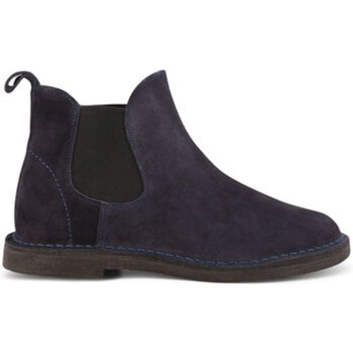 Stiefel Leonardo - Suede Blue - Duca Di Morrone - Modalova