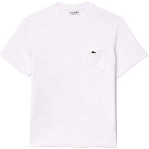 T-Shirts & Poloshirts Chest Pocket Cotton T-Shirt White - Lacoste - Modalova