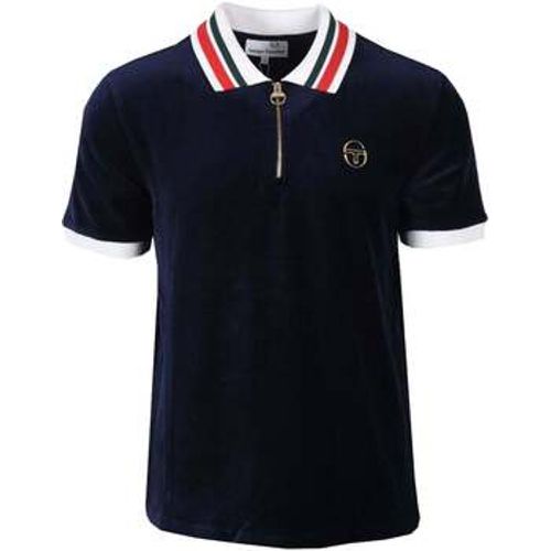 T-Shirts & Poloshirts Mahony Velour Polo Shirt Maritime Blue - Sergio Tacchini - Modalova