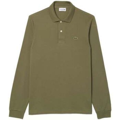 T-Shirts & Poloshirts Classic Fit Long Sleeve Polo Shirt Khaki Green - Lacoste - Modalova