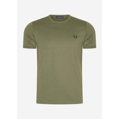 T-Shirts & Poloshirts Ringer t-shirt - laurel wreath green - Fred Perry - Modalova