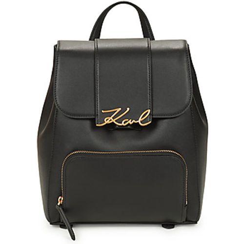 Rucksack K/SIGNATURE FLAP BACKPACK - Karl Lagerfeld - Modalova