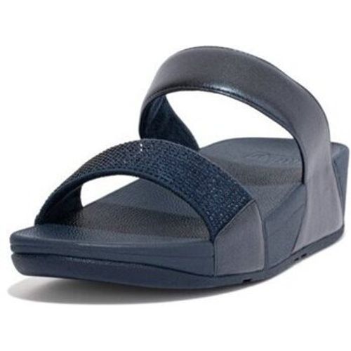 Pantoffeln LULU CRYSTAL EMBELLISHED SLIDES MIDNIGHT NAVY - FitFlop - Modalova