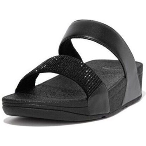 Pantoffeln LULU CRYSTAL EMBELLISHED SLIDES ALL BLACK - FitFlop - Modalova