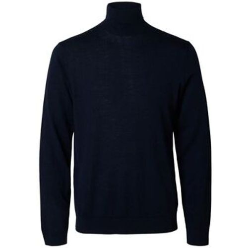 Pullover 16094653 MERINO ROLL NECK-NAVY BLAZER - Selected - Modalova