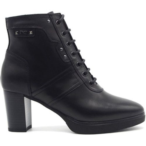 Ankle Boots tronchetto stringato in pelle - NeroGiardini - Modalova