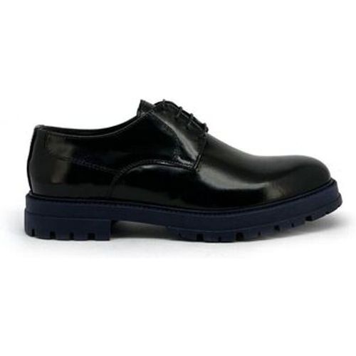 Halbschuhe Italo - Leather Black/Blue - Duca Di Morrone - Modalova