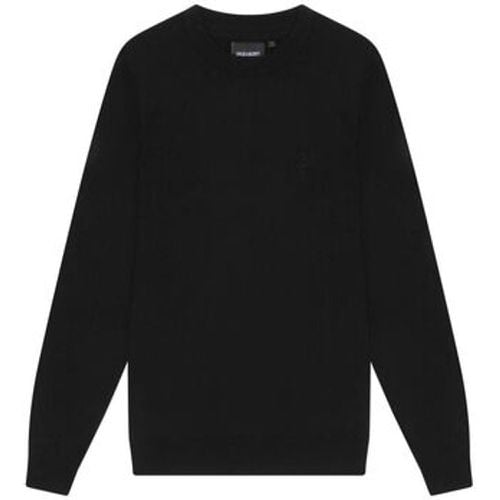 Pullover KN2121VC TONAL CREW MWRINO-Z86. BLACK - Lyle & Scott - Modalova