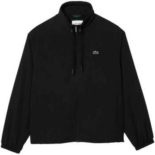 Herren-Jacke Sportsuit Jacket with Removable Hood Black - Lacoste - Modalova