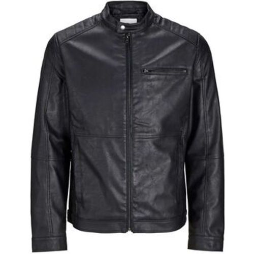 Jacken 12261196 DYLAN PU BIKER JACKET-BLACK - jack & jones - Modalova