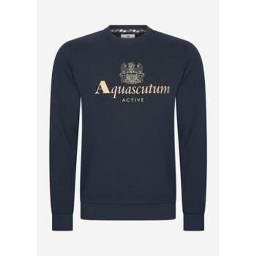 Pullover Active big logo sweatshirt - navy - Aquascutum - Modalova