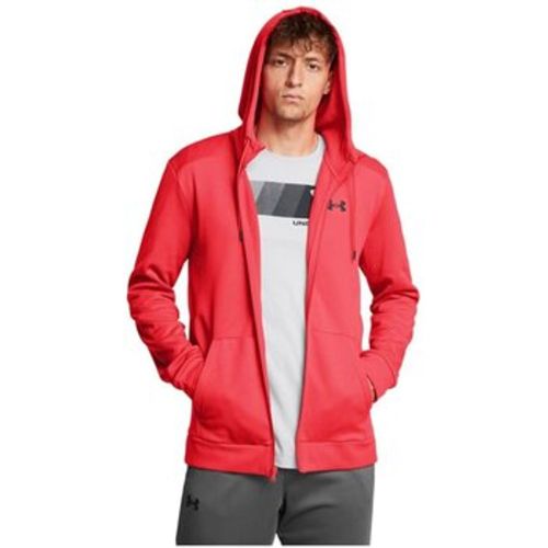 Pullover Sport UA Armour Fleece FZ Hoodie-RED 1373357/713 713 - Under Armour - Modalova