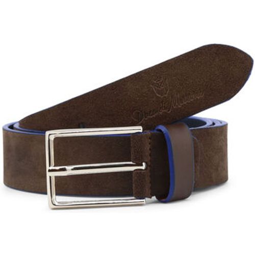 Gürtel Belt - Leather Brown/Blue - Duca Di Morrone - Modalova