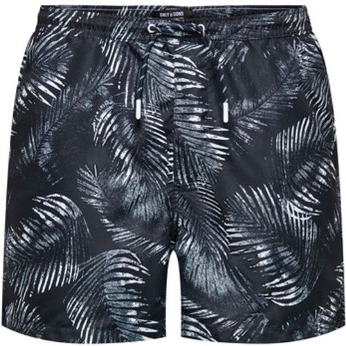 Badeshorts Badeshorts Ted Life Leafes Swimshorts mit Tunnelzug - Only & Sons - Modalova