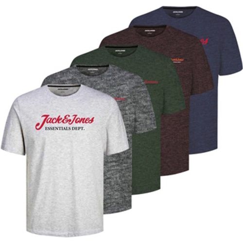 T-Shirt T-Shirt Erik Kurzarmshirt 5er pack - jack & jones - Modalova