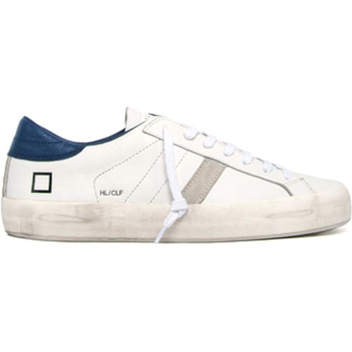 Sneaker D.A.T.E. HL-CA-WL HILL LOW CALF WHITE-BLUE - Date - Modalova