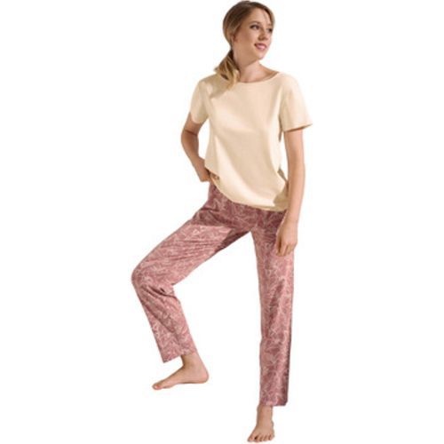 Pyjamas/ Nachthemden Pyjama Hose T-Shirt Kurzarm Nina - Lisca - Modalova