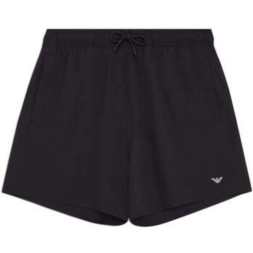 Badeshorts Beach Small Eagle Swim Shorts Black - Emporio Armani - Modalova