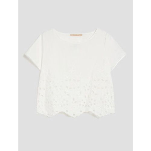 Blusen T-SHIRT IN TAFFETTA RICAMATO Art. IMPEGNO - Pennyblack - Modalova