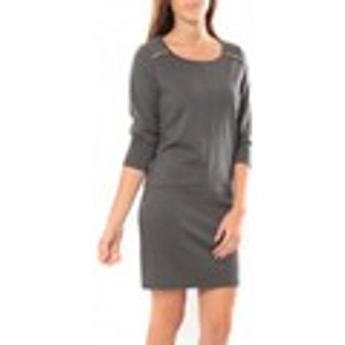 Vestiti Greg 3/4 Short Dress 10098979 Anthracite - Vero Moda - Modalova