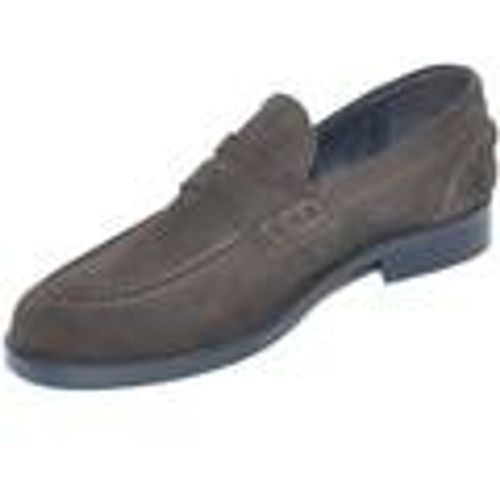 Scarpe Scarpe uomo mocassini inglese college vera pelle camoscio testa - Malu Shoes - Modalova