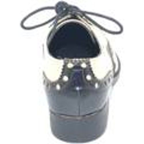 Scarpe Stringate donna inglesi bicolore a punta quadrata linea vintage - Malu Shoes - Modalova