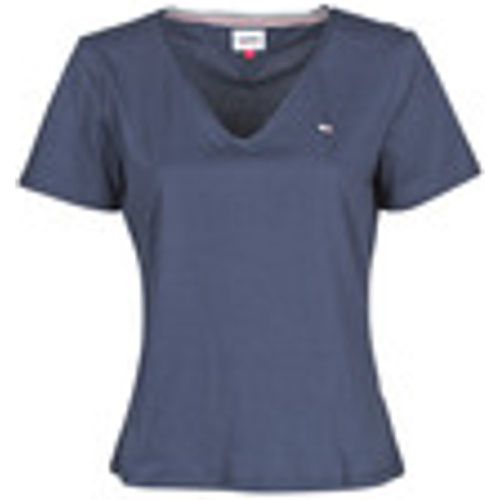 T-shirt TJW SLIM JERSEY V NECK - Tommy Jeans - Modalova